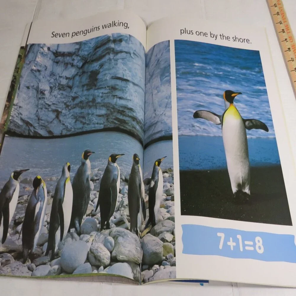 Adding Animals BIG BOOK (almost 2 feet tall) with teacher pages CLASSROOM SIZE